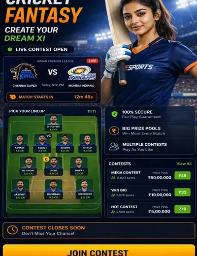 Apostada (bet da) fantasy cricket & matchday visual 3